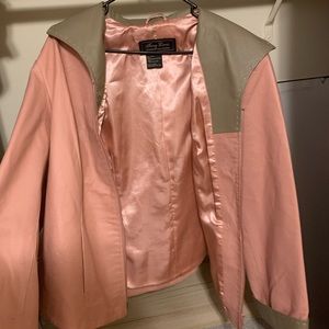 Vintage Terry Lewis classic luxuries 100% genuine leather jacket